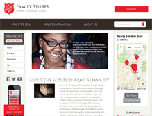 Tablet Screenshot of albany.satruck.org